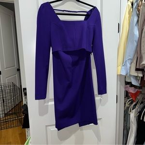 Zara size M crop top and Midi Skirt set in plum worn once